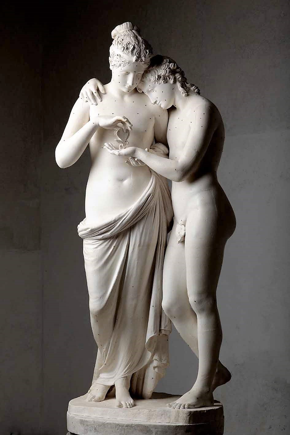 Antonio Canova, Amore e Psiche stanti, 1796-1800, gesso
